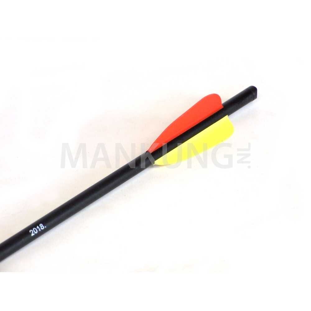 Man Kung 14 Zoll Aluminium Armbrust Bolzen Schwarz 6er-Pack (Ø8mm)