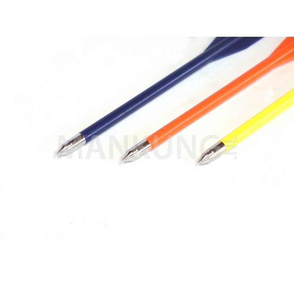 Man Kung 6,5 Zoll farbige Kunststoff Armbrust Bolzen 12er-Pack (Ø6mm)