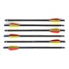 Man Kung 14 Zoll Aluminium Armbrust Bolzen Schwarz 6er-Pack (Ø8mm)