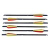 Man Kung 16 Zoll Aluminium Armbrust Bolzen Schwarz 6er-Pack (Ø9mm)
