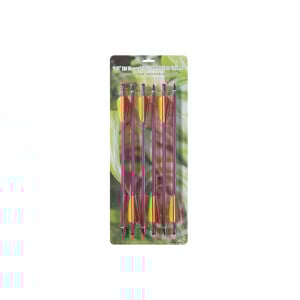 Man Kung 14 Zoll Aluminium Armbrust Bolzen Rot 6er-Pack (Ø8mm)