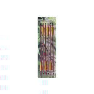 Man Kung 20 Zoll Aluminium Armbrust Bolzen Rot 6er-Pack (Ø9mm)