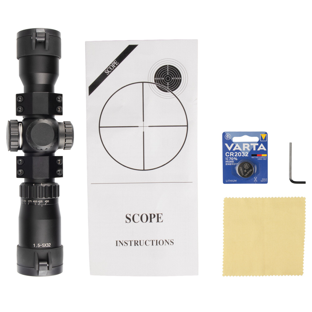 MIR 1.5 - 5x32 (7) Mirito 1.5-5x32 Armbrust Zielfernrohr mit speed dial