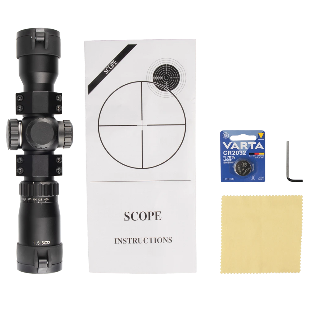 MIR 1.5 - 5x32 (7) Mirito 1.5-5x32 Armbrust Zielfernrohr mit speed dial